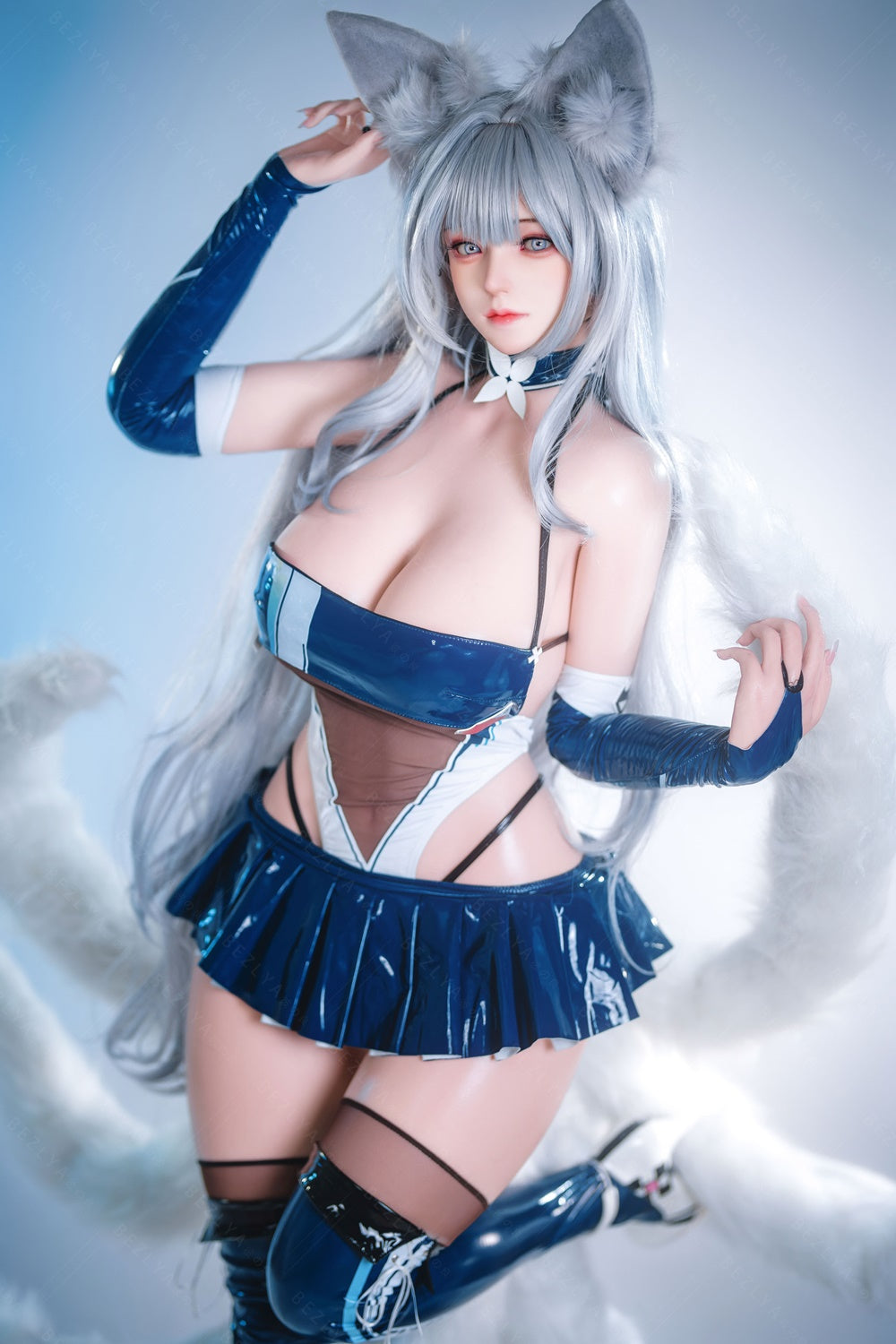 Bezlya - 鈴蘭 - 149cm/4ft10.75 - 2.0 D 杯 - 矽膠頭 + TPE 身體性玩偶
