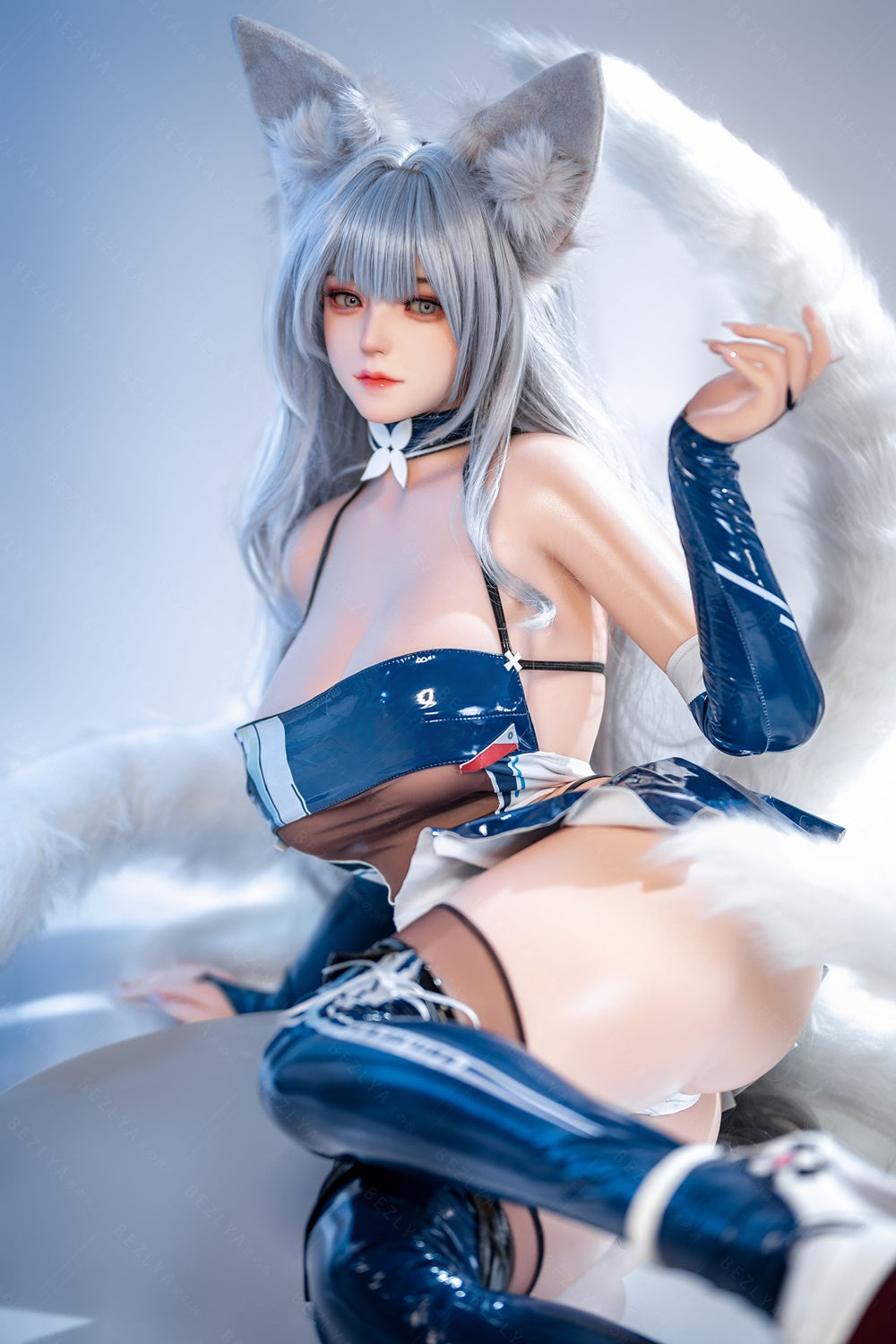 Bezlya - 鈴蘭 - 149cm/4ft10.75 - 2.0 D 杯 - 矽膠頭 + TPE 身體性玩偶