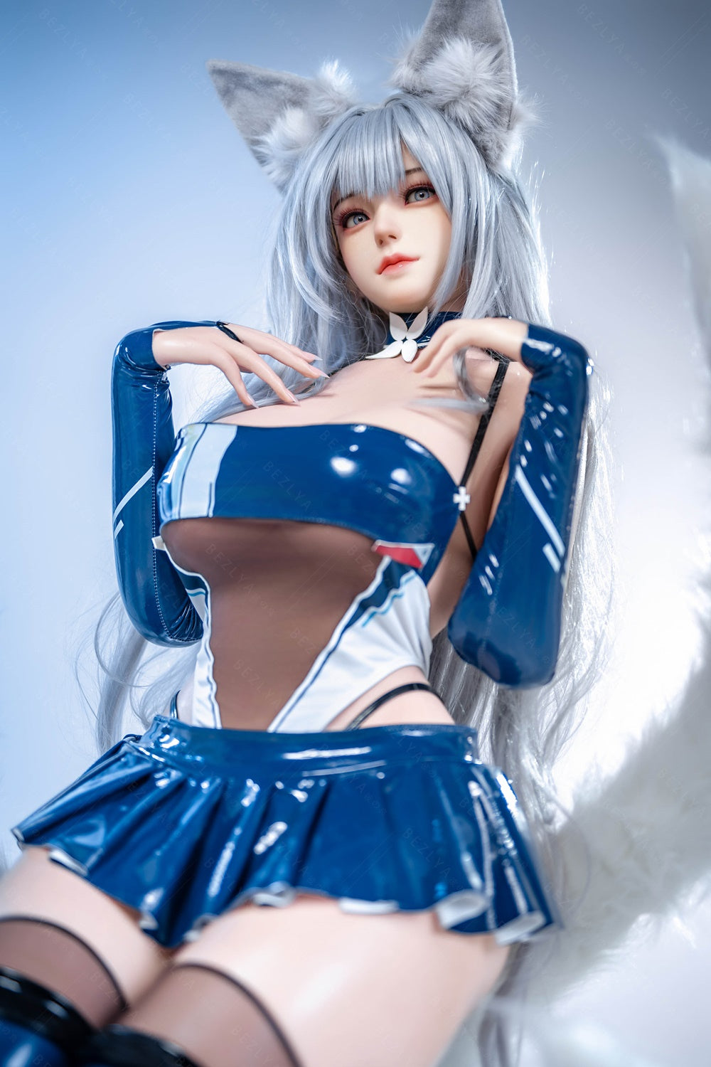 Bezlya - 鈴蘭 - 149cm/4ft10.75 - 2.0 D 杯 - 矽膠頭 + TPE 身體性玩偶