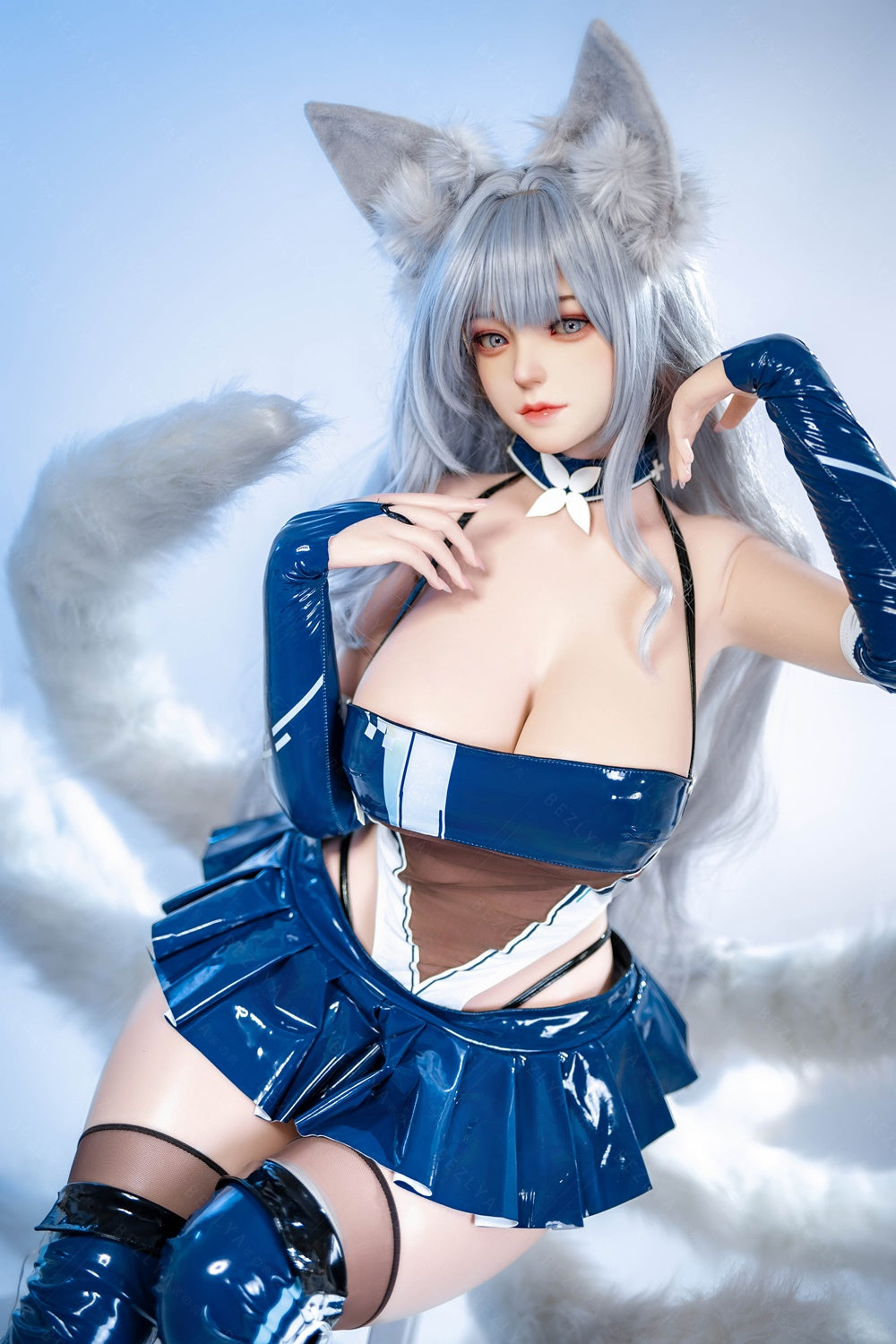 Bezlya - 鈴蘭 - 149cm/4ft10.75 - 2.0 D 杯 - 矽膠頭 + TPE 身體性玩偶