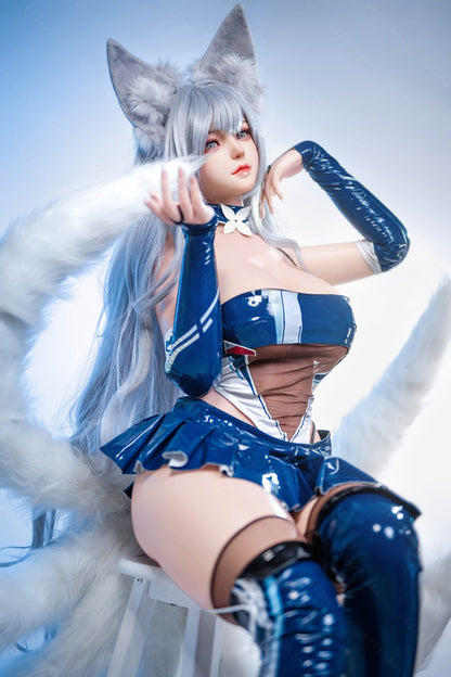 Bezlya - 鈴蘭 - 149cm/4ft10.75 - 2.0 D 杯 - 矽膠頭 + TPE 身體性玩偶
