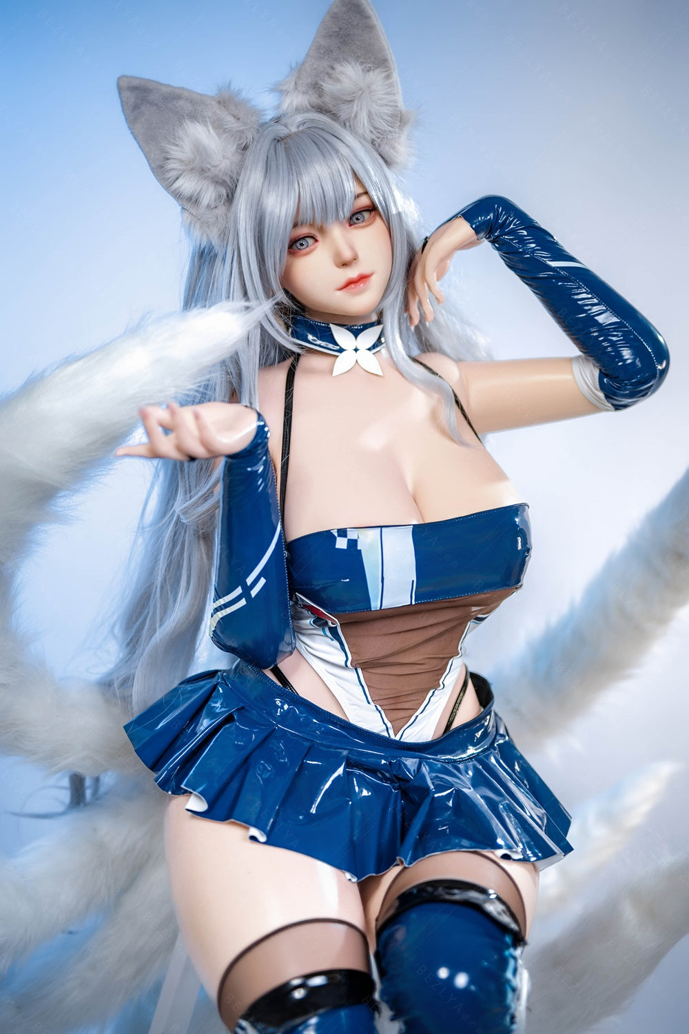 Bezlya - 鈴蘭 - 149cm/4ft10.75 - 2.0 D 杯 - 矽膠頭 + TPE 身體性玩偶