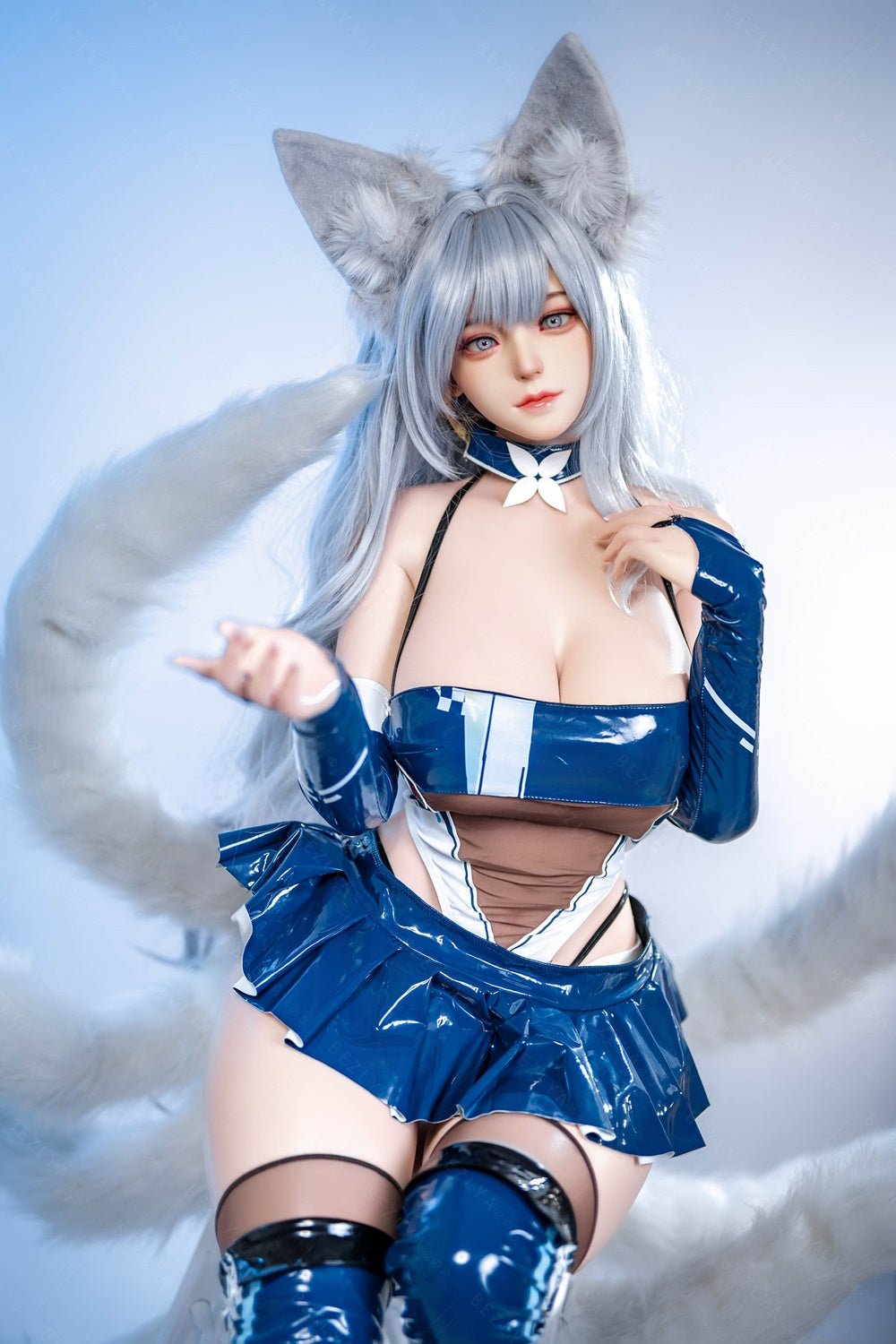 Bezlya - 鈴蘭 - 149cm/4ft10.75 - 2.0 D 杯 - 矽膠頭 + TPE 身體性玩偶