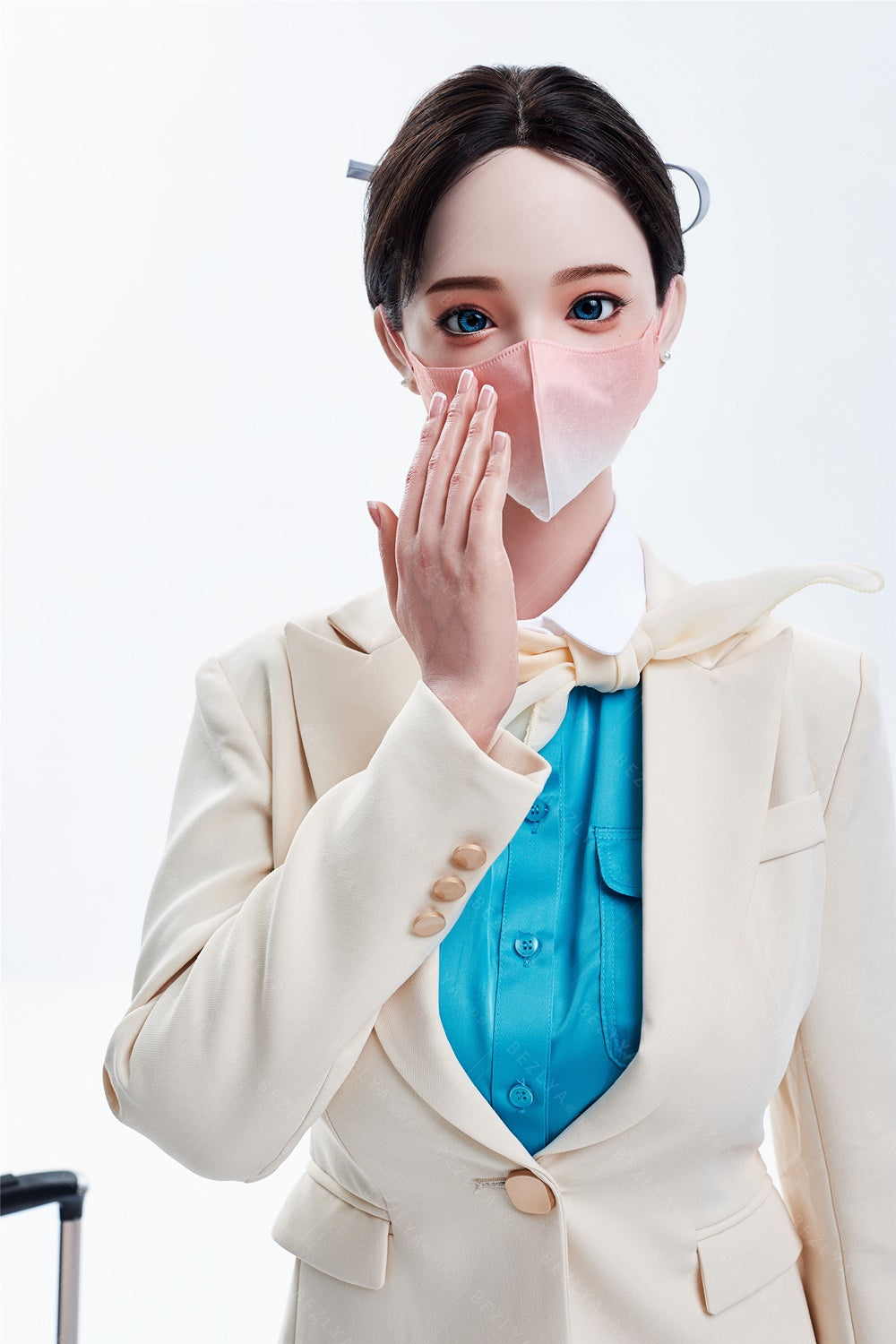 Bezlya - 鈴蘭 - 149cm/4ft10.75 - 2.0 D 杯 - 矽膠頭 + TPE 身體性玩偶