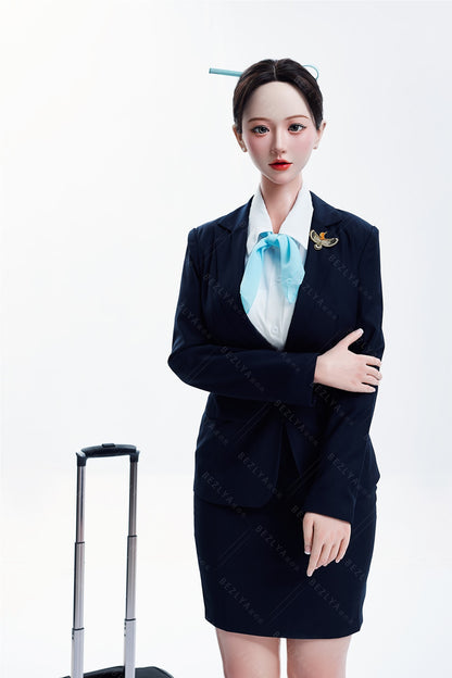 Bezlya - 鈴蘭 - 149cm/4ft10.75 - 2.0 D 杯 - 矽膠頭 + TPE 身體性玩偶
