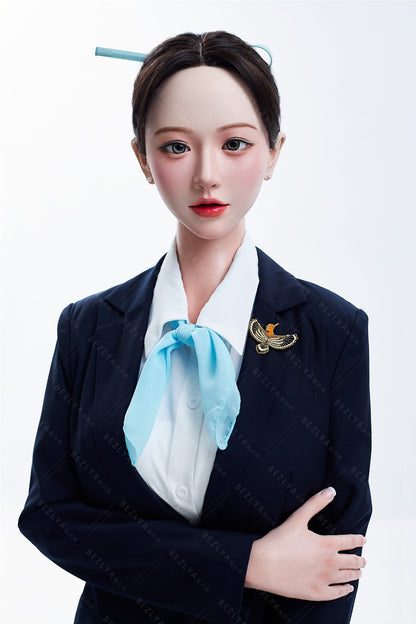 Bezlya - 鈴蘭 - 149cm/4ft10.75 - 2.0 D 杯 - 矽膠頭 + TPE 身體性玩偶