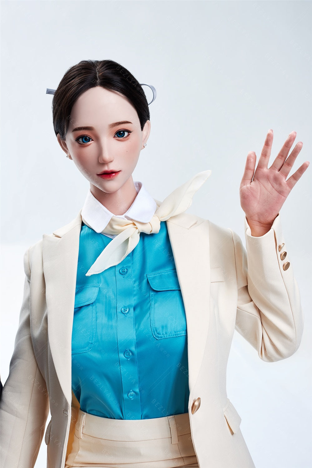 Bezlya - 鈴蘭 - 149cm/4ft10.75 - 2.0 D 杯 - 矽膠頭 + TPE 身體性玩偶