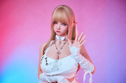 Bezlya - 鈴蘭 - 149cm/4ft10.75 - 2.0 D 杯 - 矽膠頭 + TPE 身體性玩偶