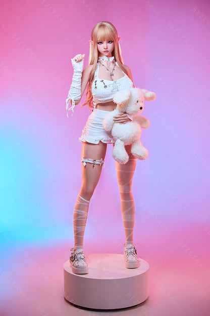 Bezlya - 鈴蘭 - 149cm/4ft10.75 - 2.0 D 杯 - 矽膠頭 + TPE 身體性玩偶