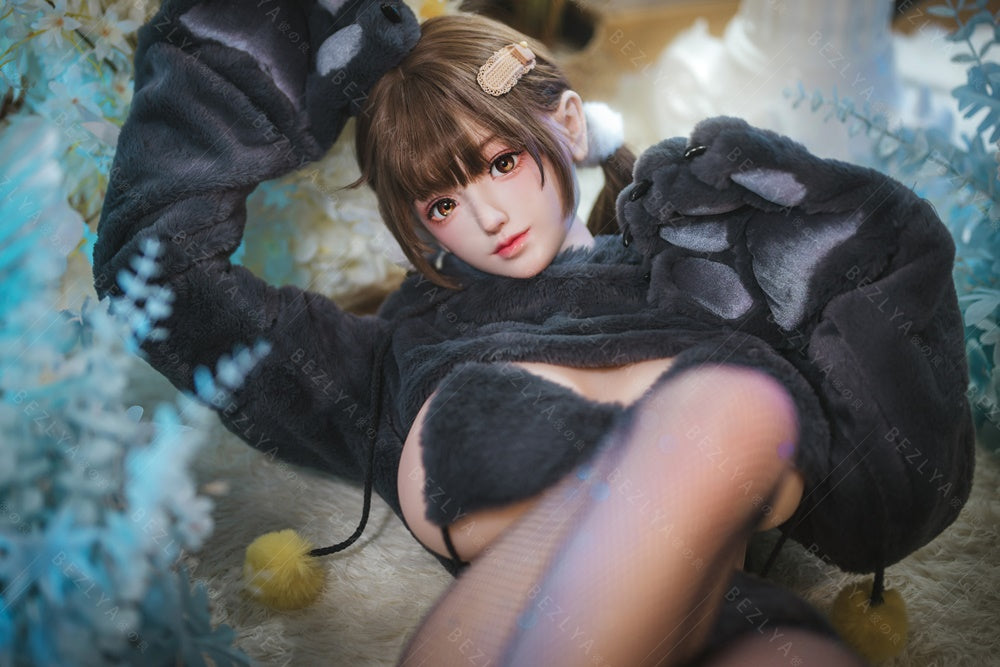 Bezlya - Paeonia - 155cm/5ft1 - 2.0 F-cup - Silicone Head + TPE Body Sex Doll