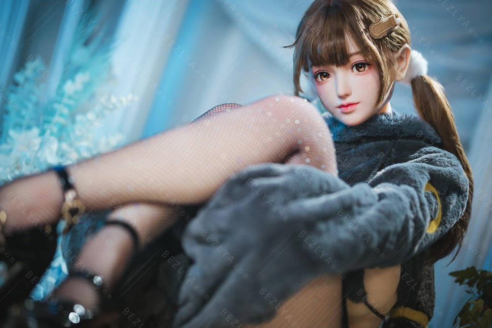 Bezlya - Paeonia - 155cm/5ft1 - 2.0 F-cup - Silicone Head + TPE Body Sex Doll