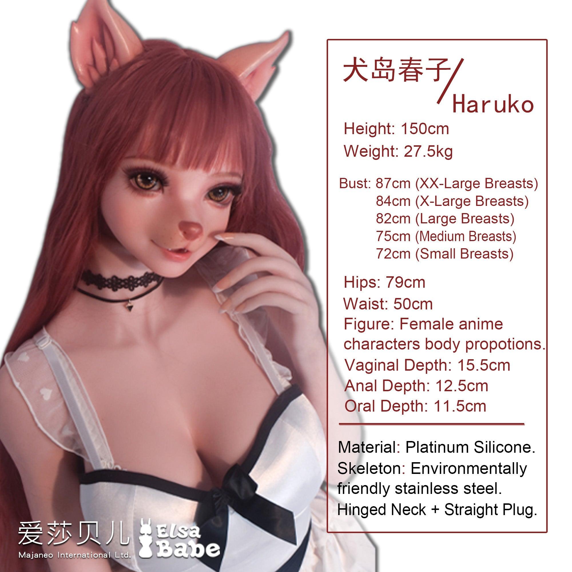 Elsababe – Inujima Haruko - 150cm/4ft11 - Silicone Sex Doll - 76dollshop