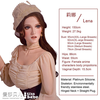 Elsababe – Lena Davis - 165cm5ft5 - Silicone Sex Doll - 76dollshop