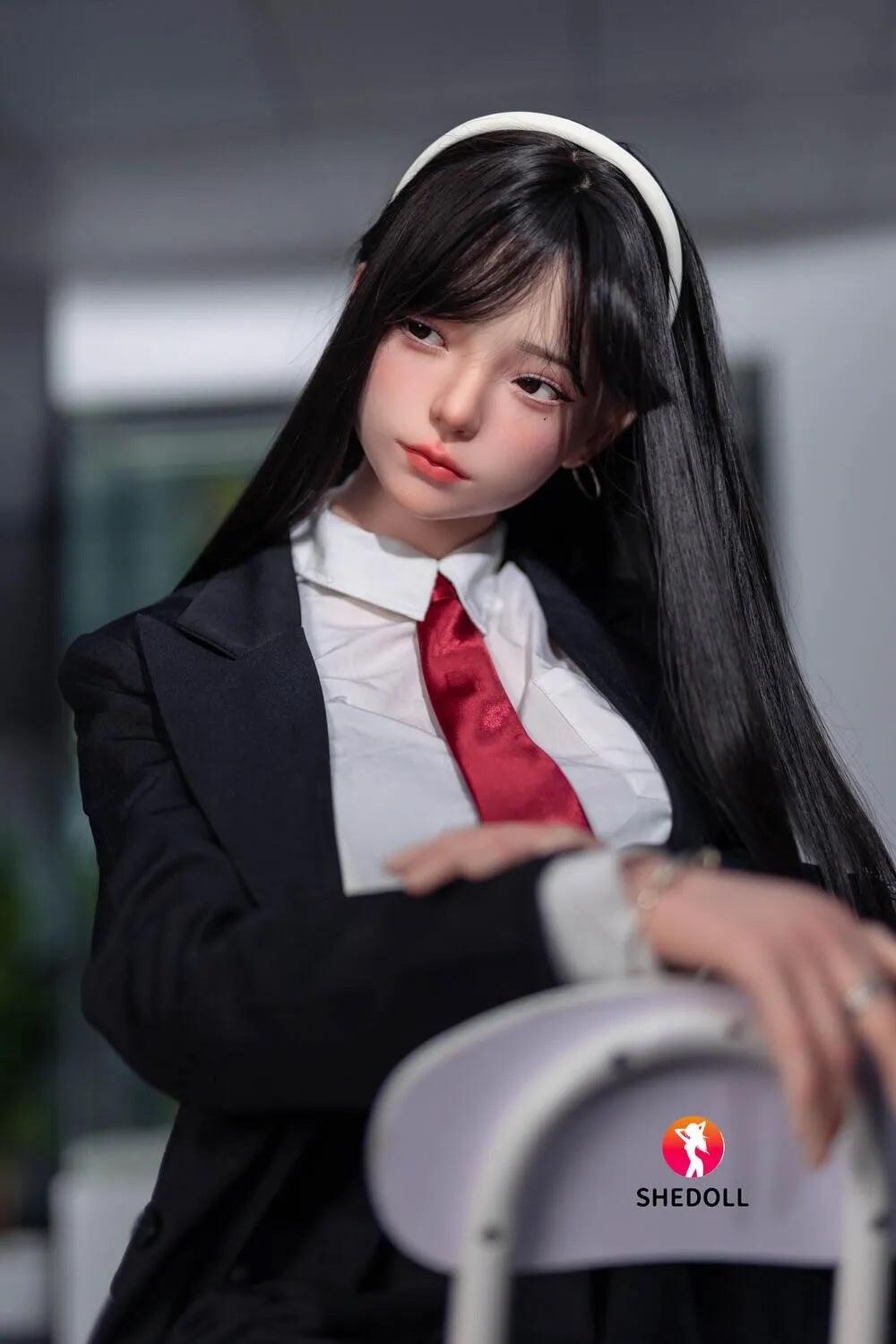 SHEDOLL – Gu Xiaoyu - 165cm/5ft5 E-cup - Silicone Head + TPE Body Sex Doll - 76dollshop