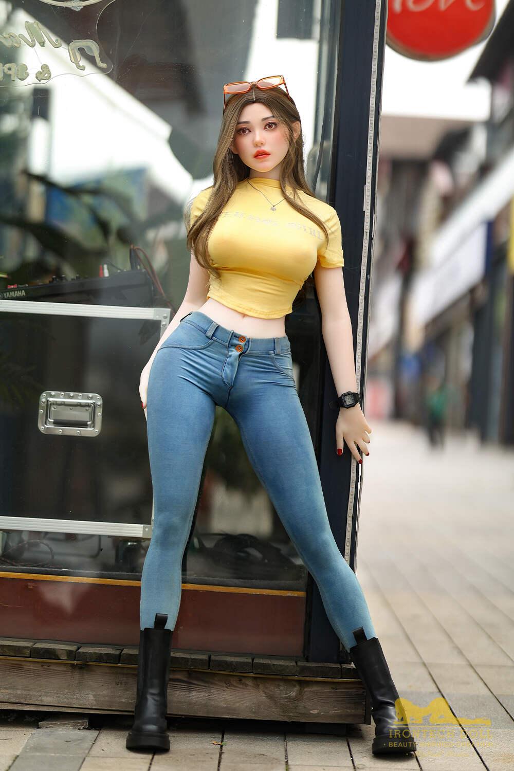 Irontech Doll - Eileen - 159cm/5ft3 G-cup - Silicone Head Sex Doll - 76dollshop