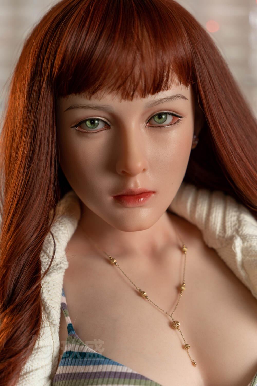 Jiusheng - Elizabeth - 158cm/5ft2 E-cup - Silicone Sex Doll - 76dollshop