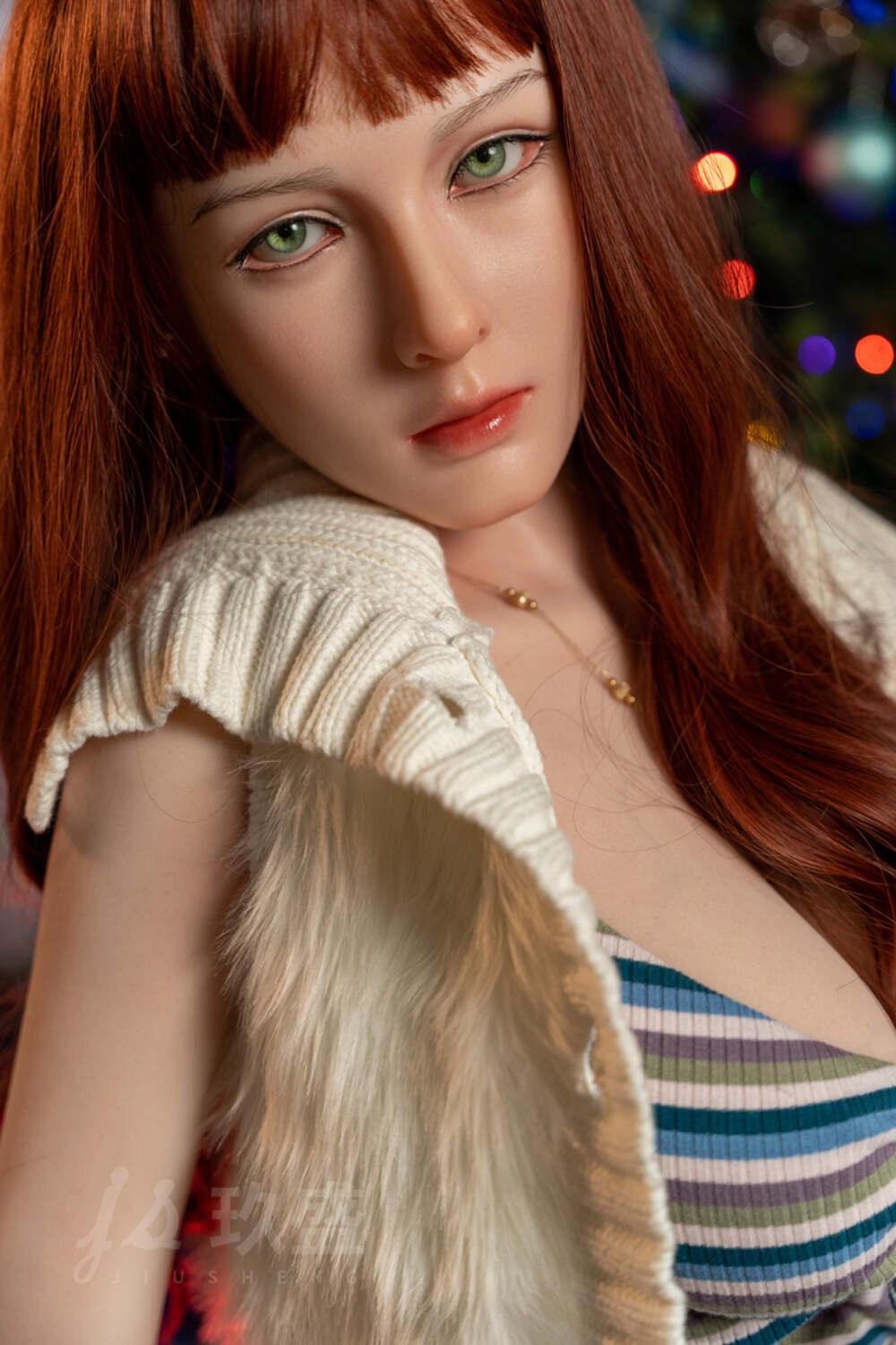 Jiusheng - Elizabeth - 158cm/5ft2 E-cup - Silicone Sex Doll - 76dollshop