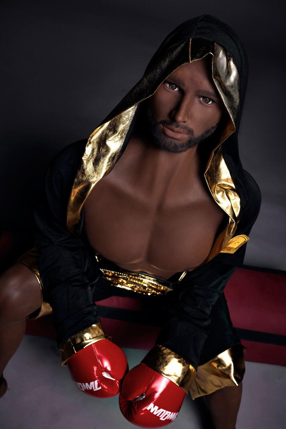 Irontech Doll - Kevin (Black Skin) - 175cm/5ft9 Male - TPE Sex Doll - 76dollshop