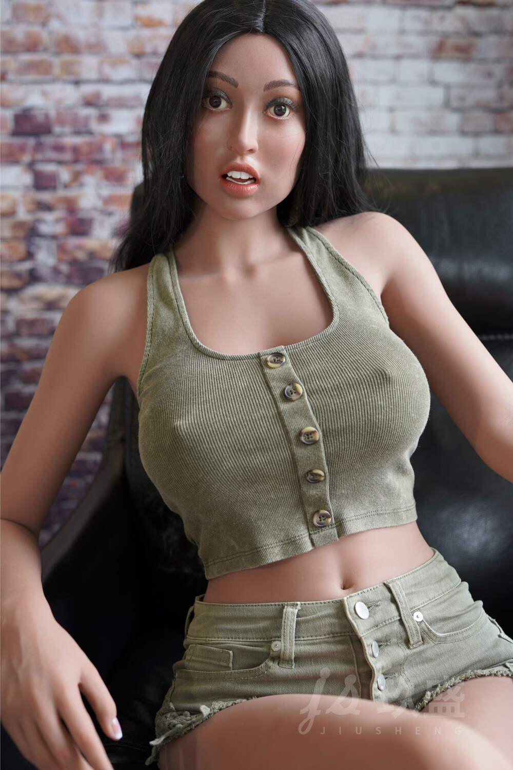 Jiusheng - Gabriela - 162cm/5ft4 E-cup - Silicone Head Sex Doll - 76dollshop