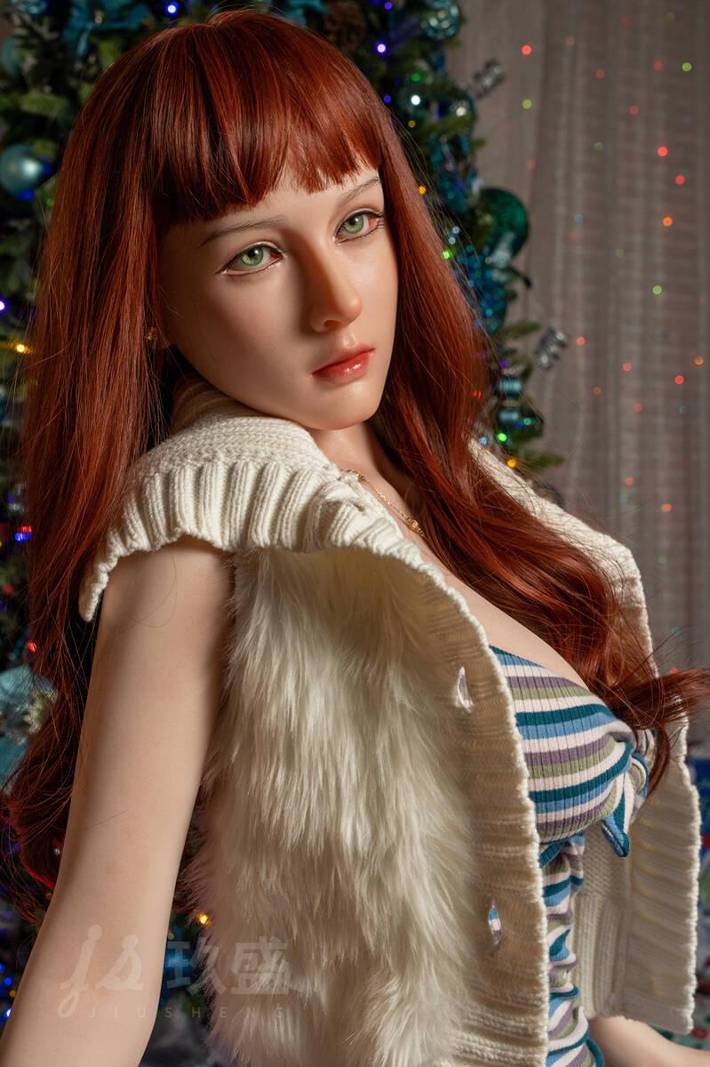 Jiusheng - Elizabeth - 158cm/5ft2 E-cup - Silicone Sex Doll - 76dollshop