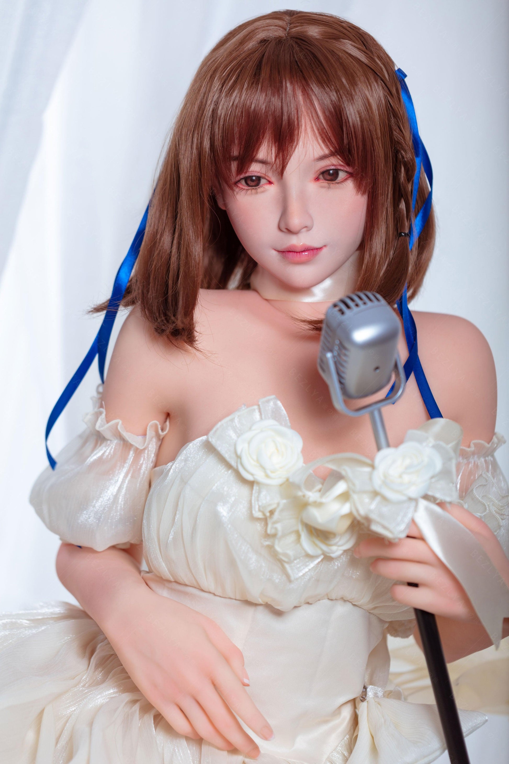 Bezlya - Holly - 155cm/5ft1 - 2.0 B-cup - Silicone Head + TPE Body Sex Doll - 76dollshop