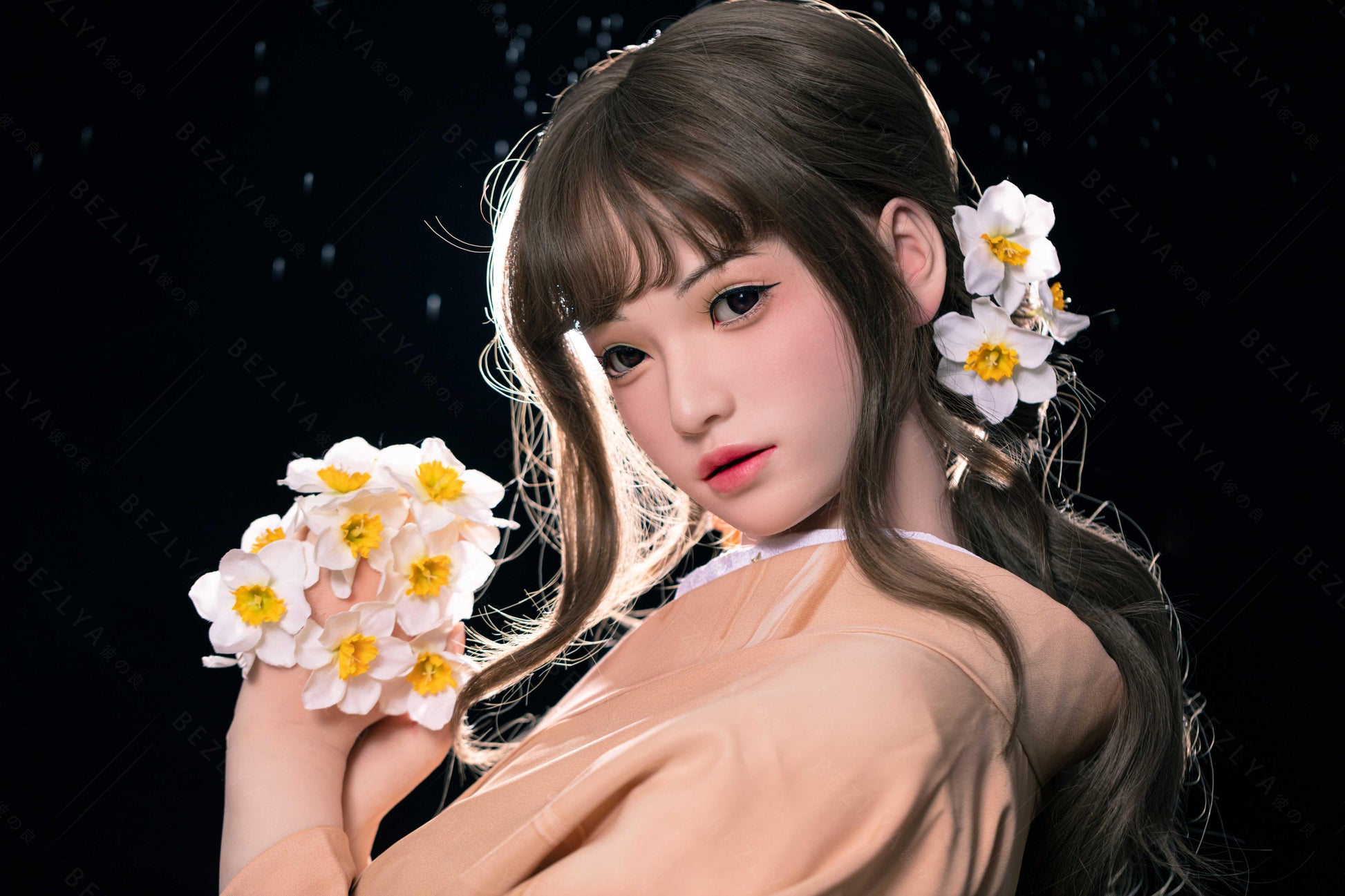 Bezlya - Helianthus - 162cm/5ft3.75 - 2.2U A-cup - Silicone Sex Doll - 76dollshop