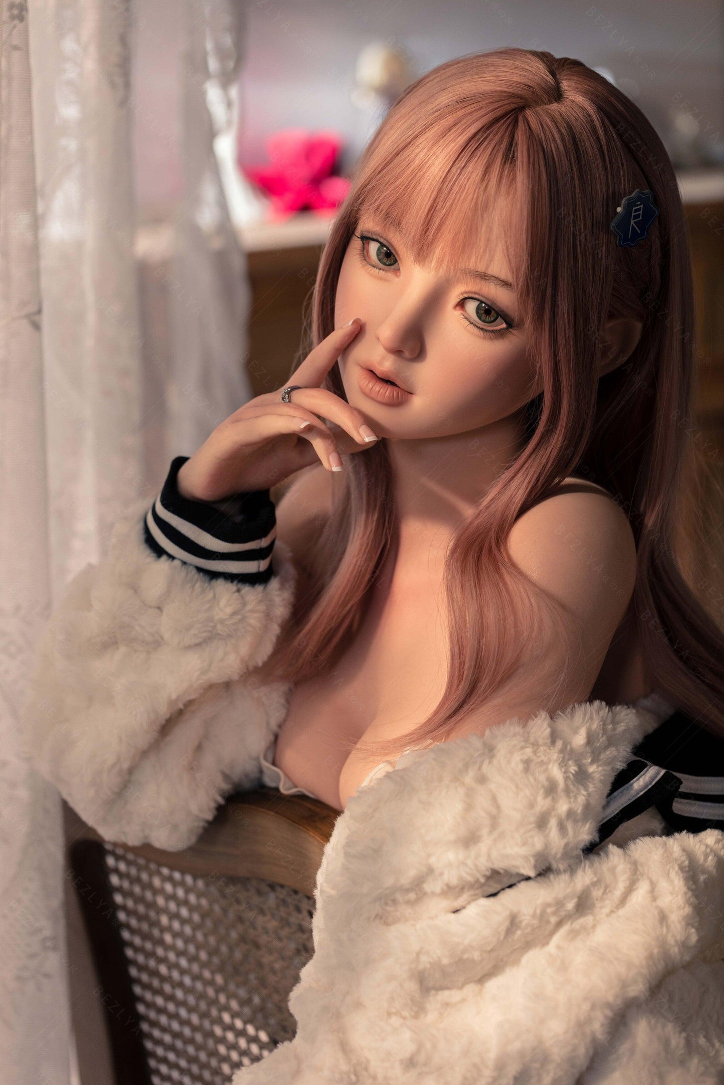 Bezlya - Convallaria - 149cm/4ft10.75 - 2.2CF D-cup - Silicone Sex Doll - 76dollshop