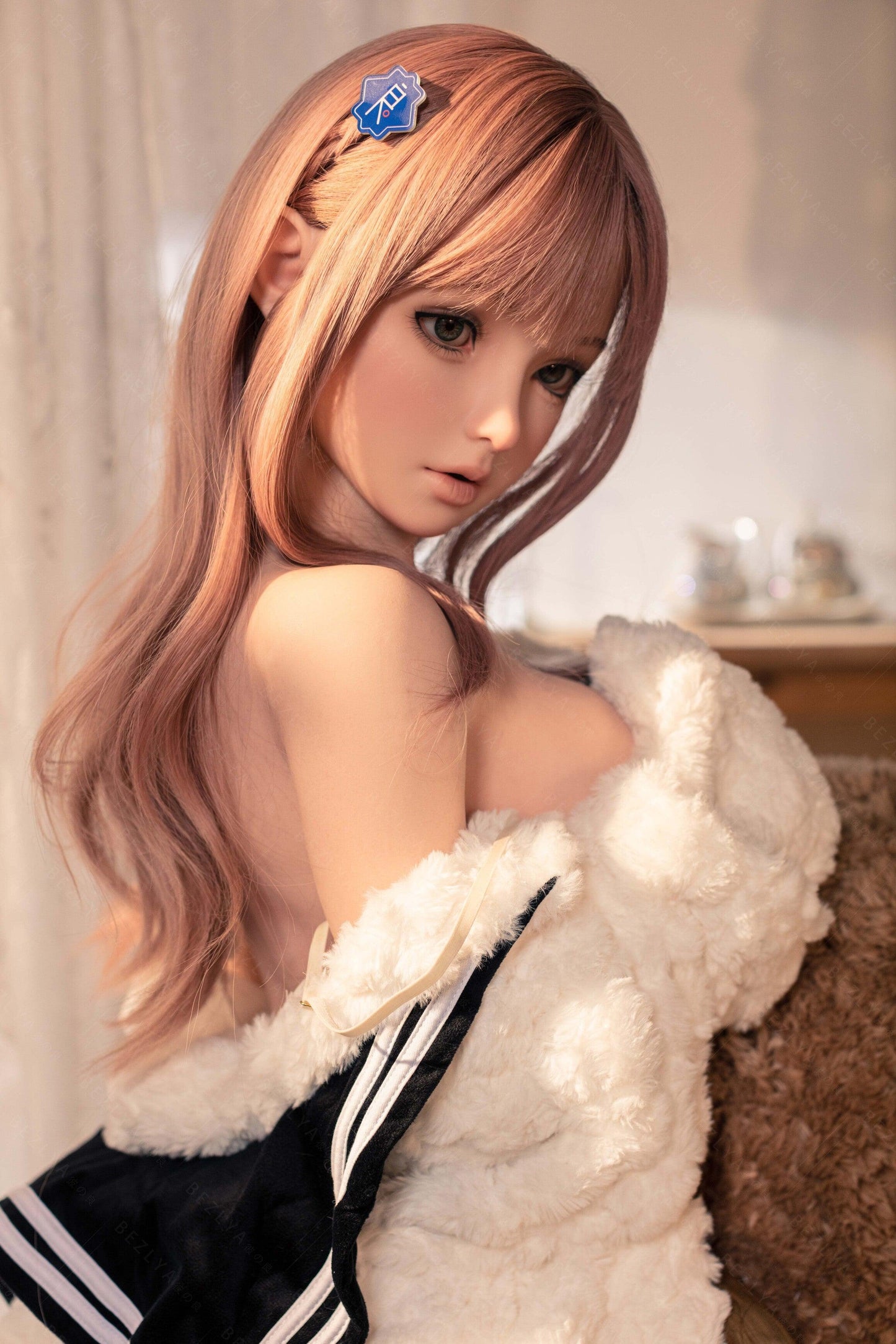 Bezlya - Convallaria - 149cm/4ft10.75 - 2.2CF D-cup - Silicone Sex Doll - 76dollshop