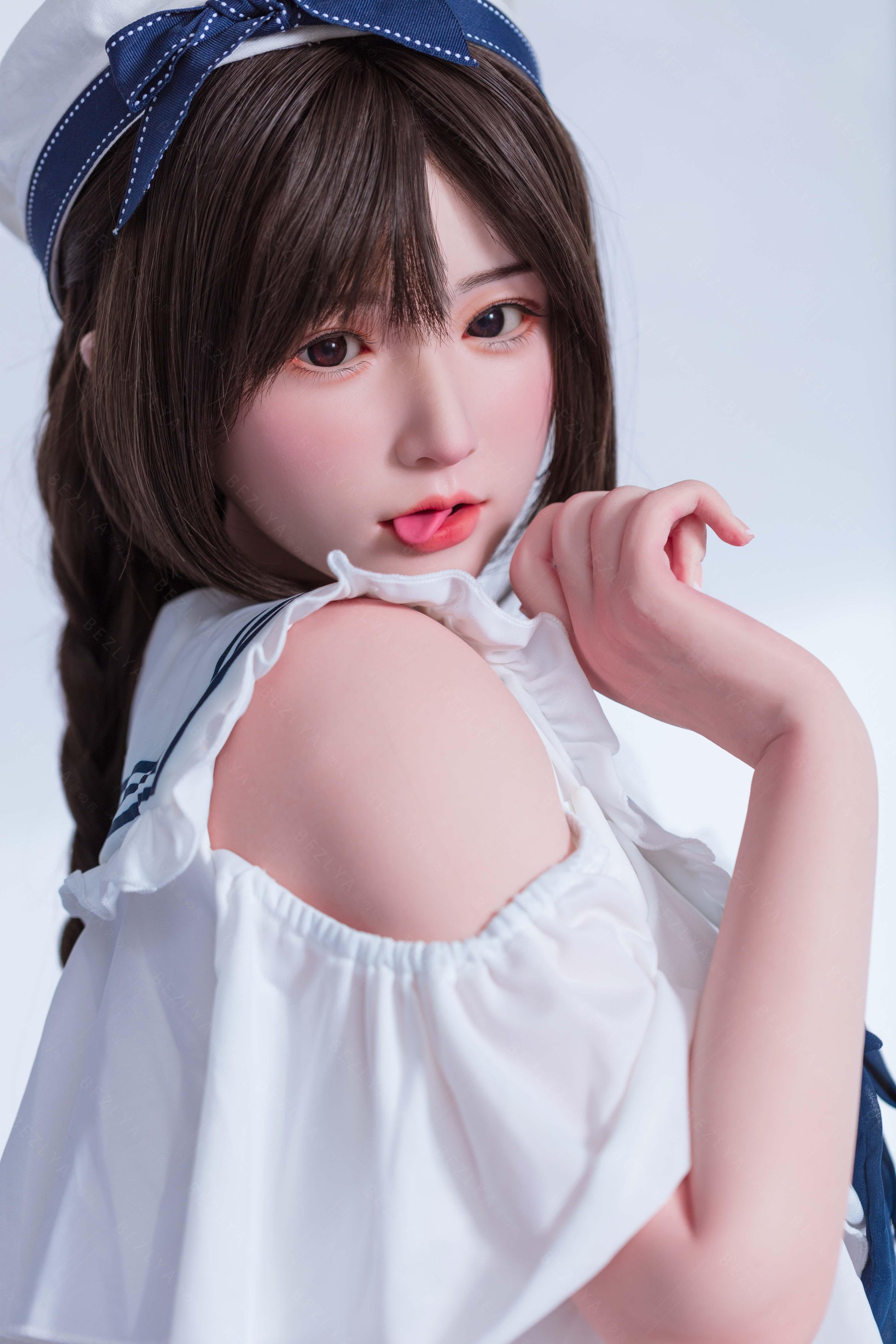 Bezlya - Platycodon - 160cm/5ft3 - 2.1 C-cup - Silicone Sex Doll - 76dollshop