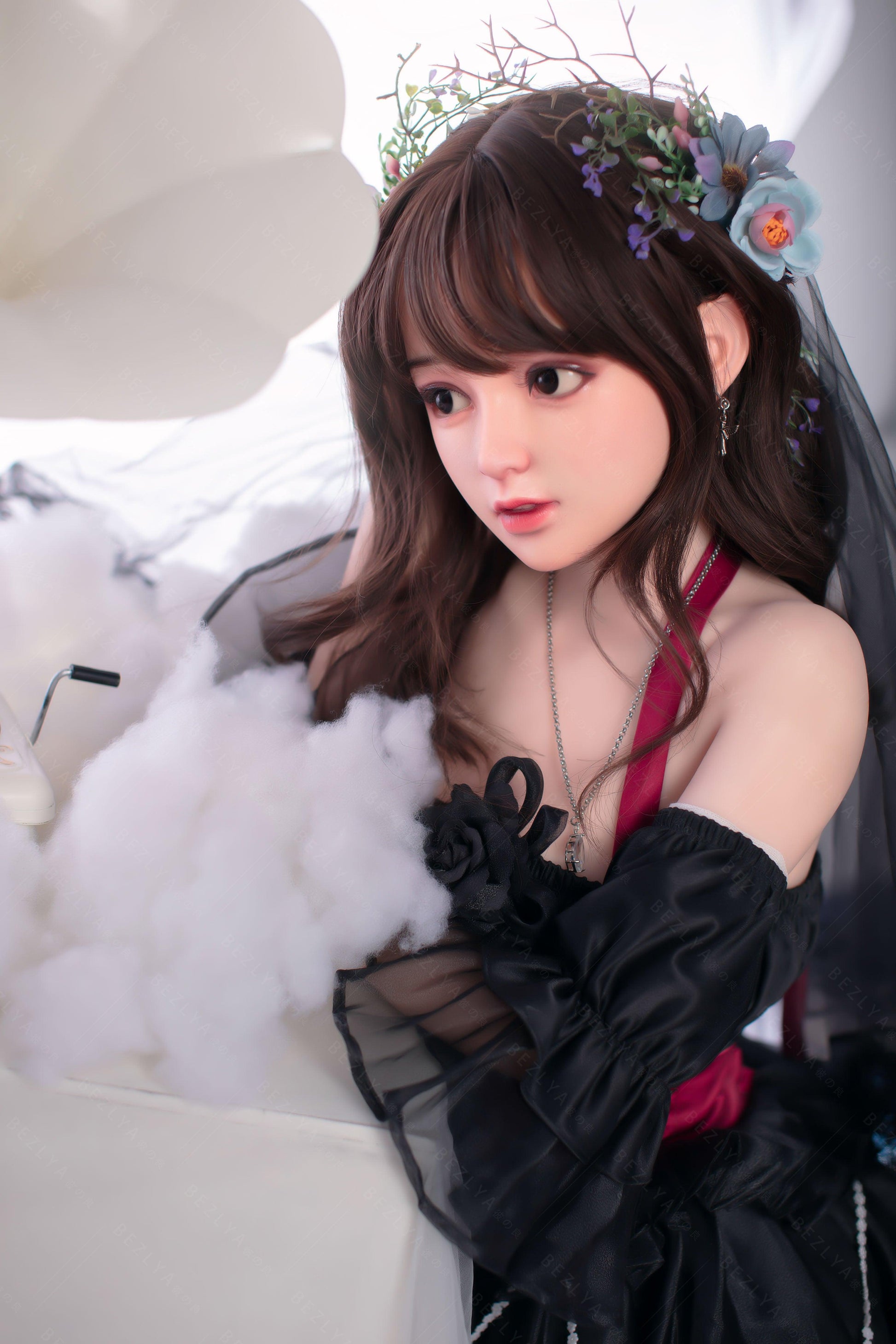 Bezlya - Convallaria - 149cm/4ft10.75 - 2.0 D-cup - Silicone Head + TPE Body Sex Doll - 76dollshop