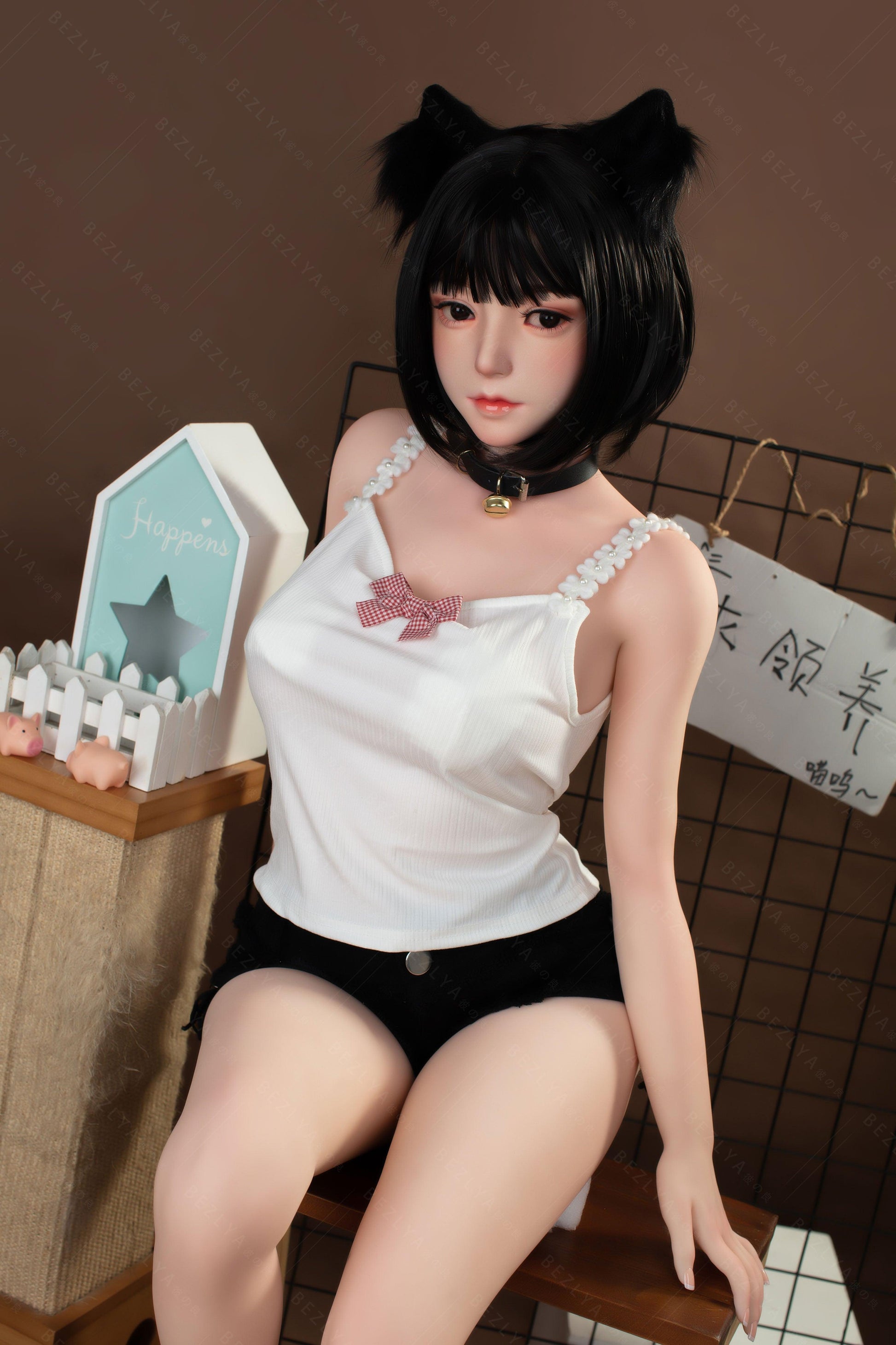 Bezlya - Campanula - 149cm/4ft10.75 - 2.0 D-cup - Silicone Head + TPE Body Sex Doll - 76dollshop