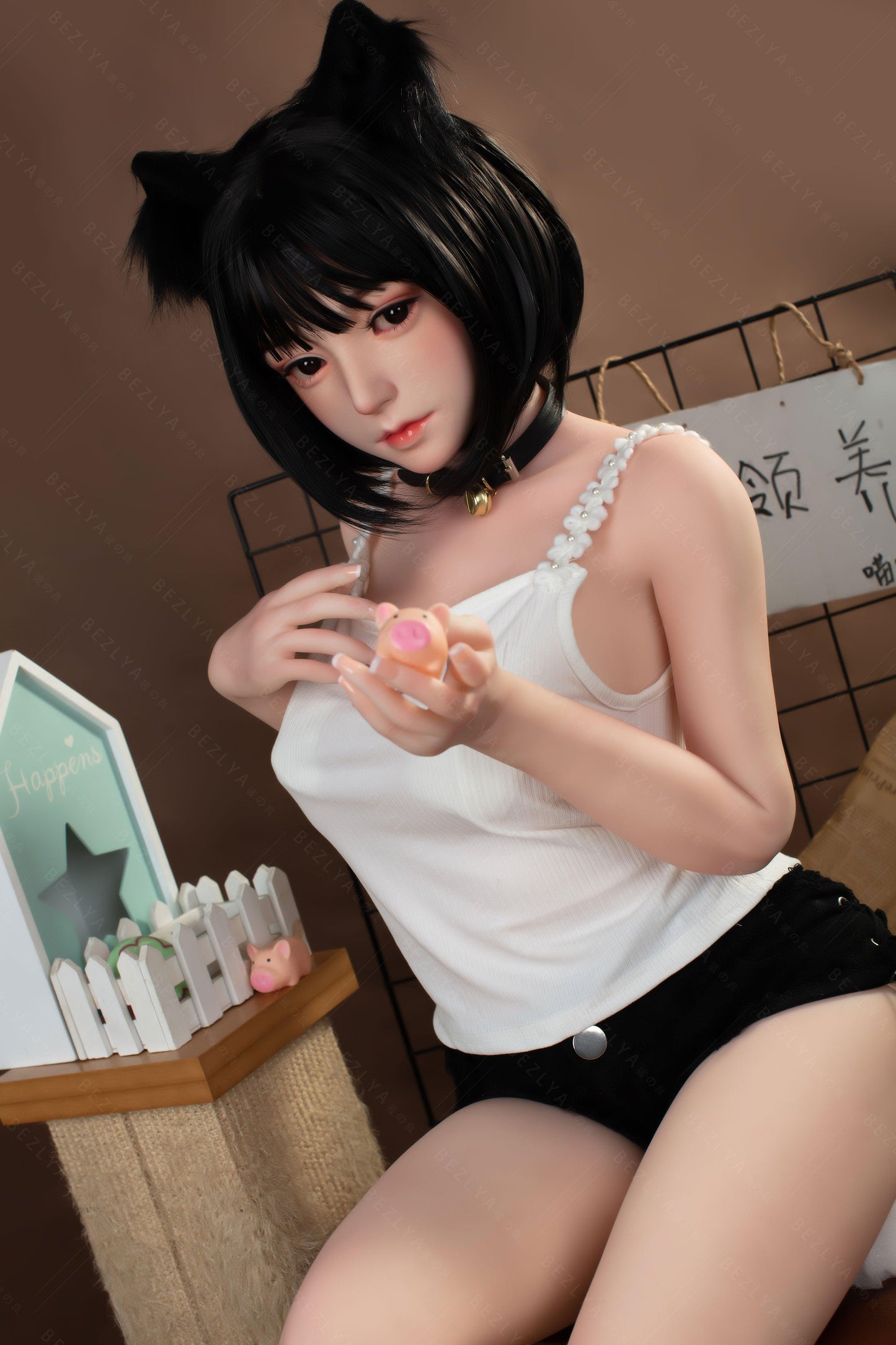 Bezlya - Campanula - 149cm/4ft10.75 - 2.0 D-cup - Silicone Head + TPE Body Sex Doll - 76dollshop