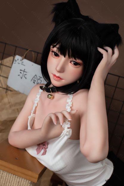 Bezlya - Campanula - 149cm/4ft10.75 - 2.0 D-cup - Silicone Head + TPE Body Sex Doll - 76dollshop