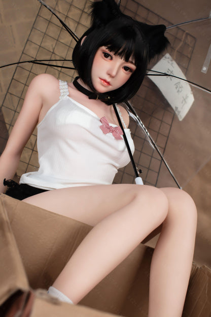 Bezlya - Campanula - 149cm/4ft10.75 - 2.0 D-cup - Silicone Head + TPE Body Sex Doll - 76dollshop