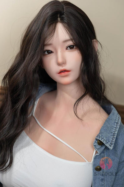 SHEDOLL – Jiang - 165cm/5ft5 E-cup - Silicone Head + TPE Body Sex Doll - 76dollshop