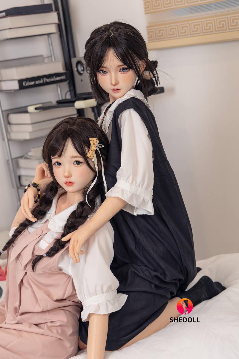 SHEDOLL – Nancy - 148cm/4ft10 C-cup - Silicone Head + TPE Body Sex Doll - 76dollshop