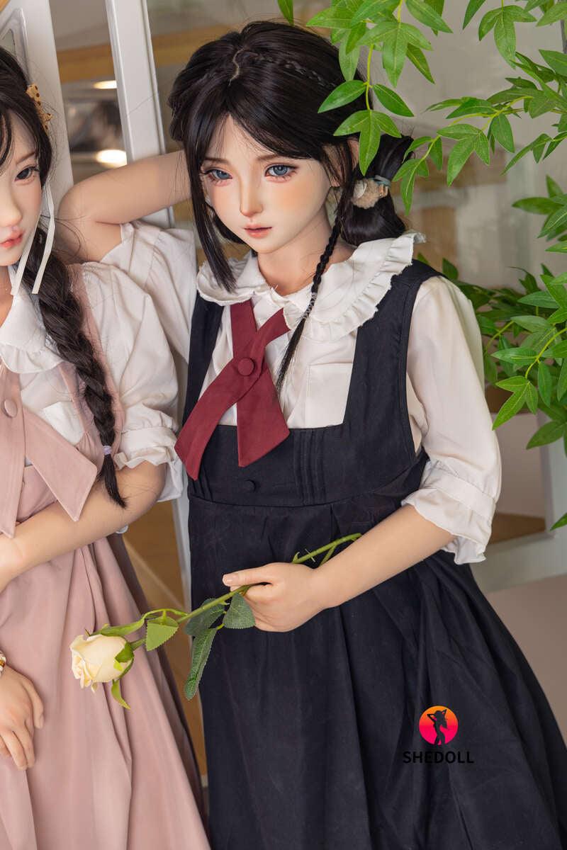 SHEDOLL – Nancy - 148cm/4ft10 C-cup - Silicone Head + TPE Body Sex Doll - 76dollshop