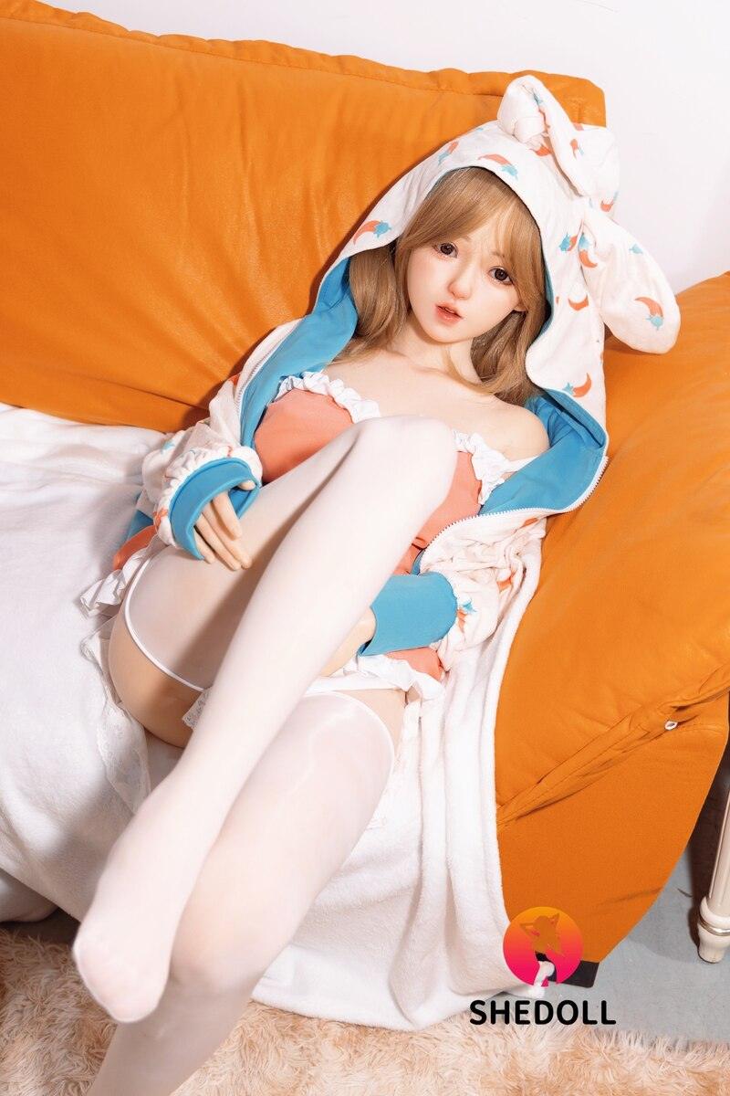 SHEDOLL – Erin - 148cm/4ft10 C-cup - Silicone Head + TPE Body Sex Doll - 76dollshop