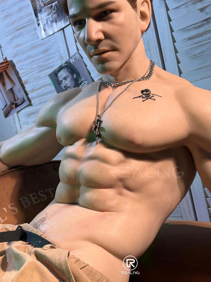 REALING - Herman - 180cm/5ft11 - Male Silicone Sex Doll - 76dollshop