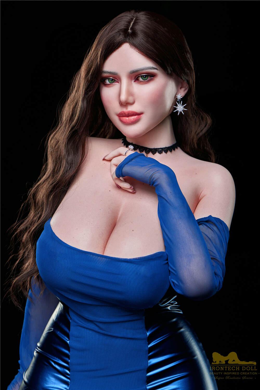 Irontech Doll – Celine Norris - 162cm/5ft3 I-cup Silicone Sex Doll - 76dollshop