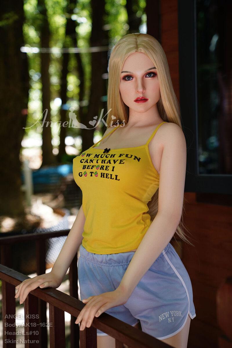 Angelkiss Doll - Gissing - 162cm/5ft4 E cup - Silicone Sex Doll (All-in-one) - 76dollshop