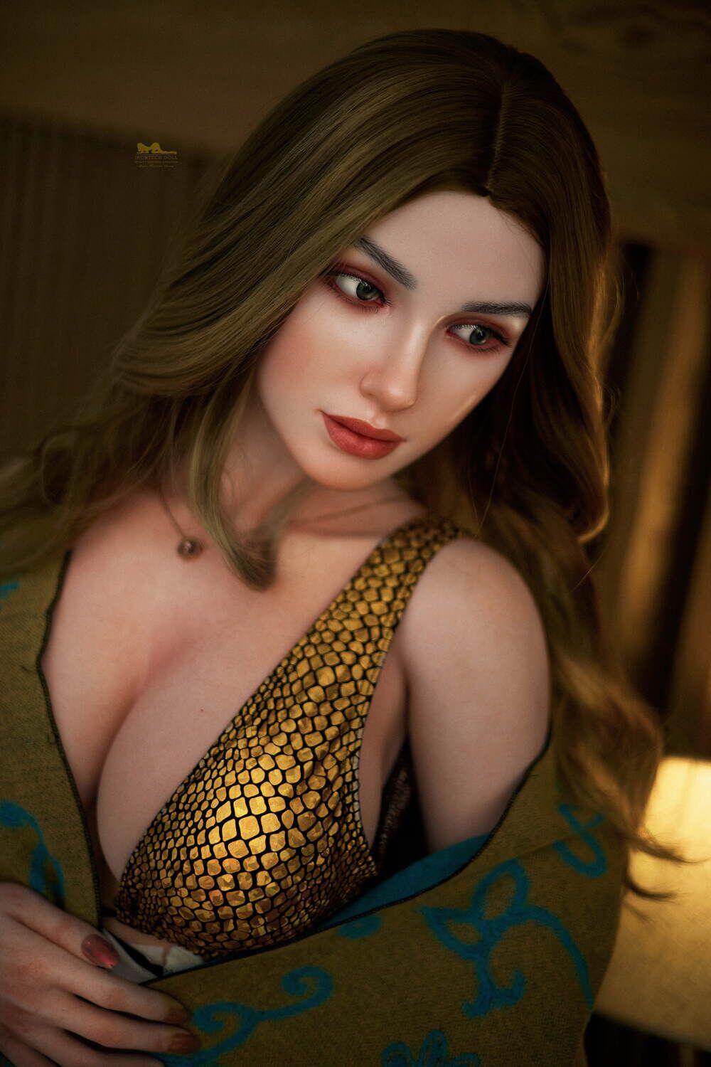 Irontech – Sibyl Collins - 166cm/5ft5 D-cup Silicone Sex Doll - 76dollshop