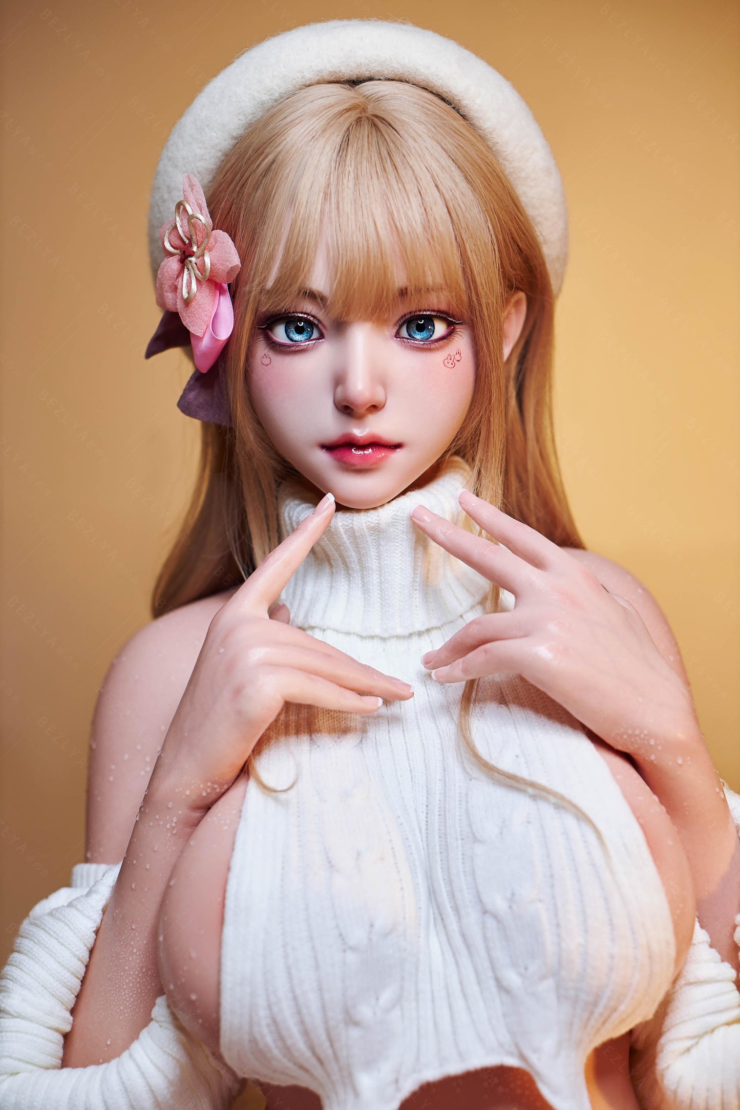 Bezlya - Campanula - 155cm/5ft1 - 2.1 H-cup - Silicone Sex Doll - 76dollshop