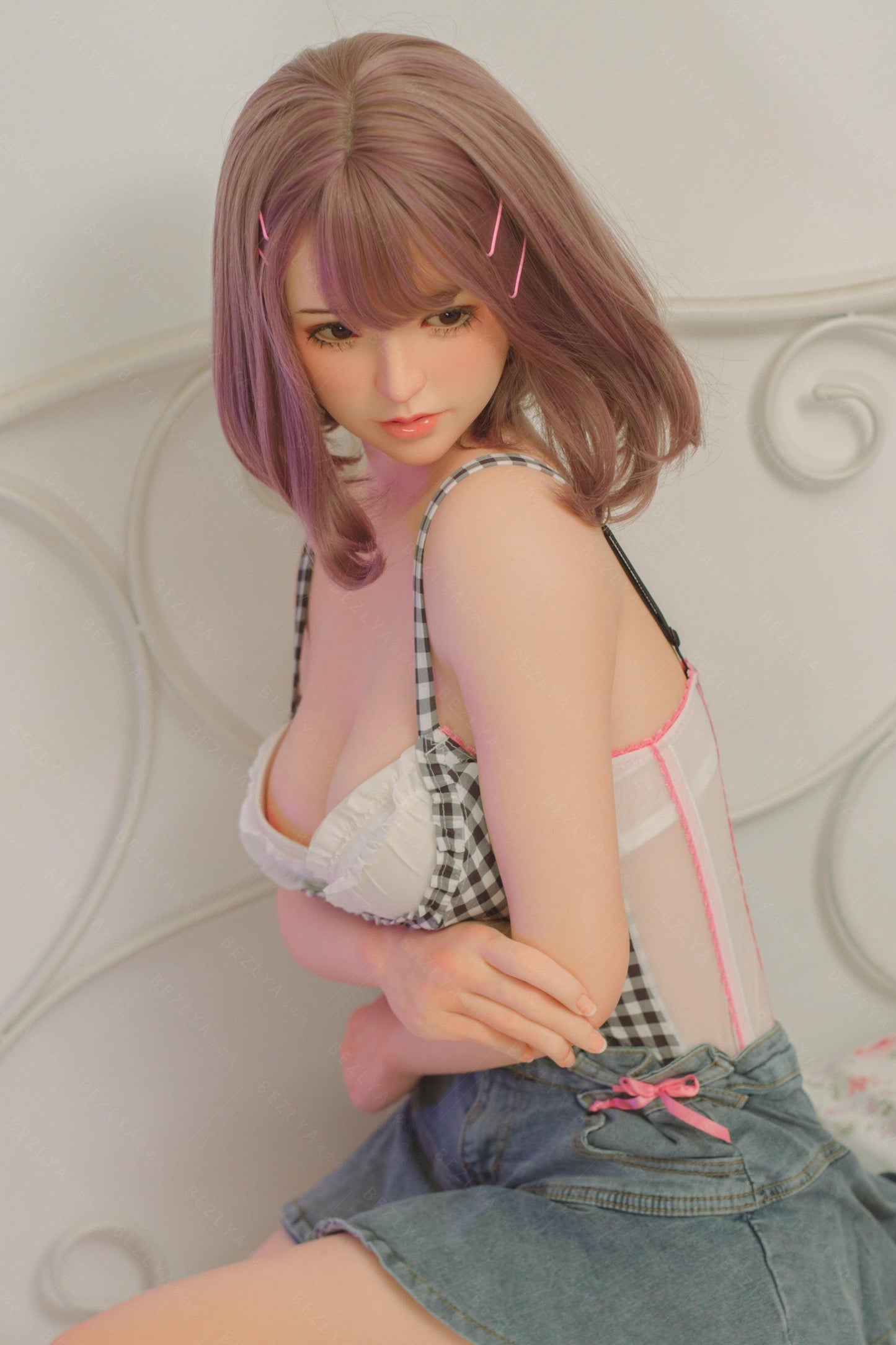 Bezlya - Hydrangea - 160cm/5ft3 - 2.1 C-cup - Silicone Sex Doll - 76dollshop