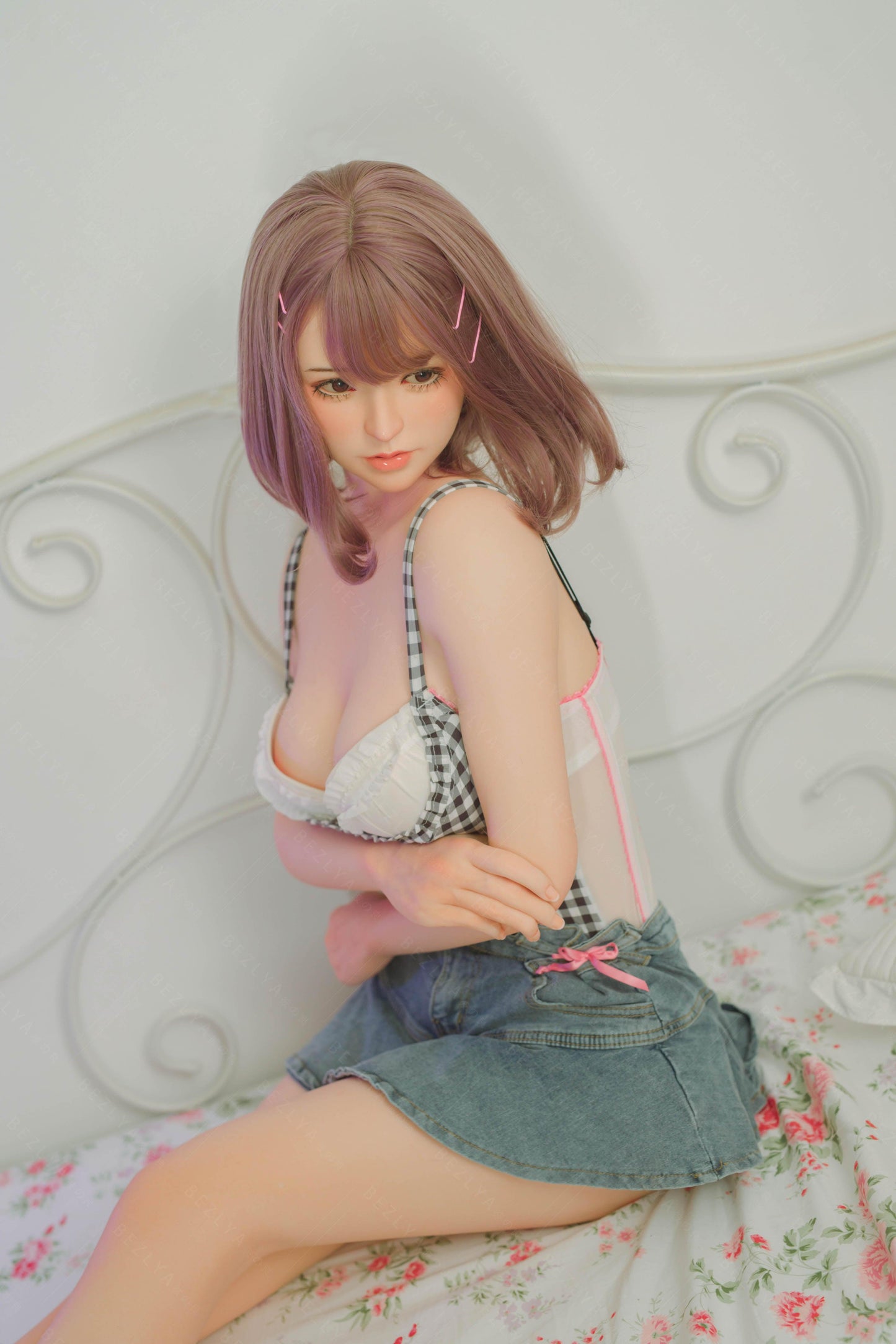 Bezlya - Hydrangea - 160cm/5ft3 - 2.1 C-cup - Silicone Sex Doll - 76dollshop