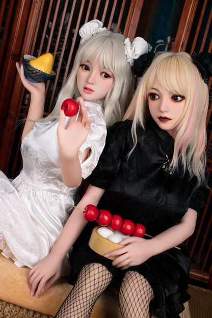 Bezlya - 鈴蘭 - 149cm/4ft10.75 - 2.0 D 杯 - 矽膠頭 + TPE 身體性玩偶