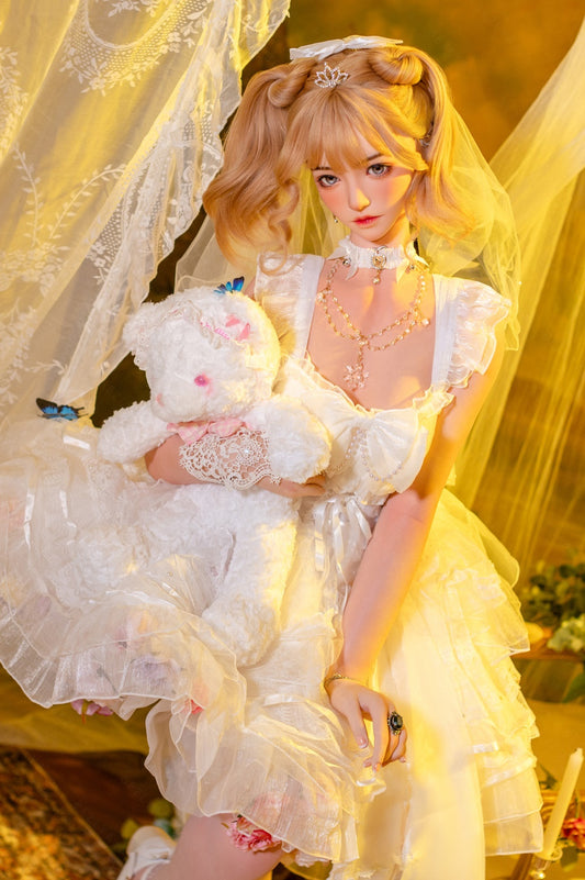Bezlya - 鈴蘭 - 149cm/4ft10.75 - 2.0 D 杯 - 矽膠頭 + TPE 身體性玩偶