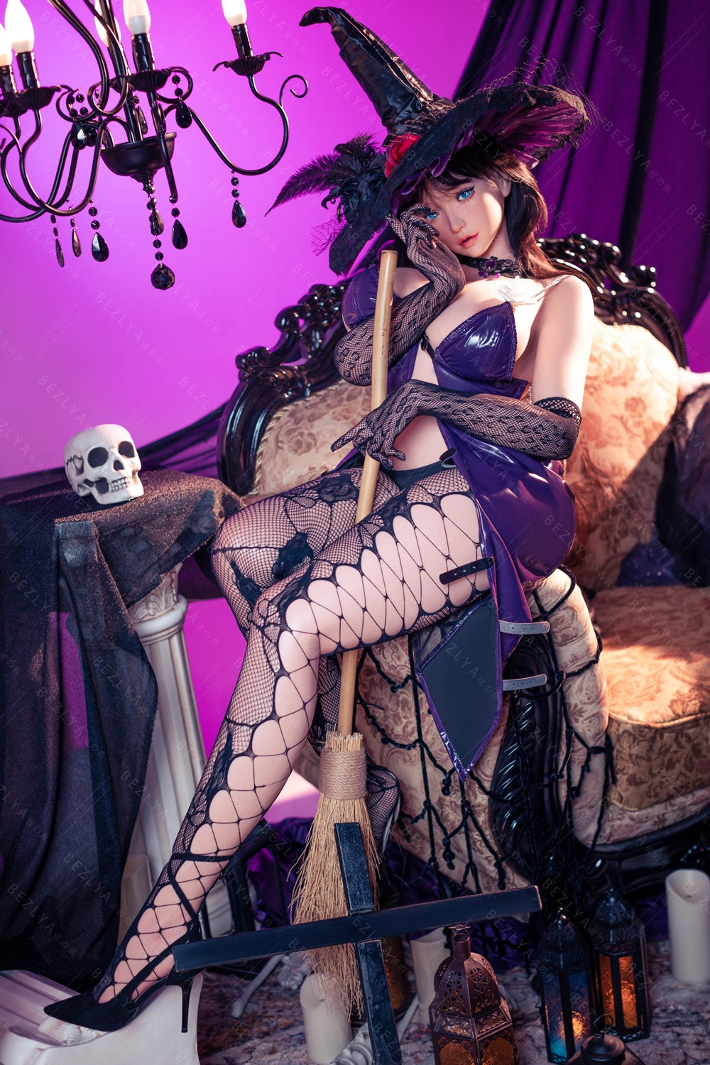 Bezlya - 鈴蘭 - 149cm/4ft10.75 - 2.0 D 杯 - 矽膠頭 + TPE 身體性玩偶