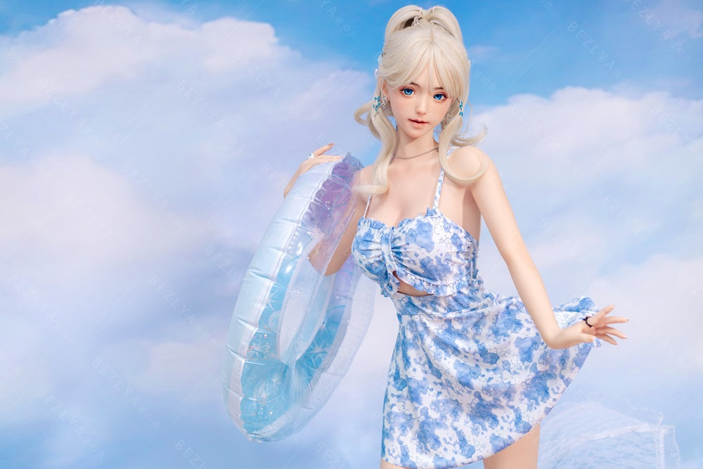Bezlya - Pisum - 149cm/4ft11 - 2.1 D-cup - Silicone Sex Doll