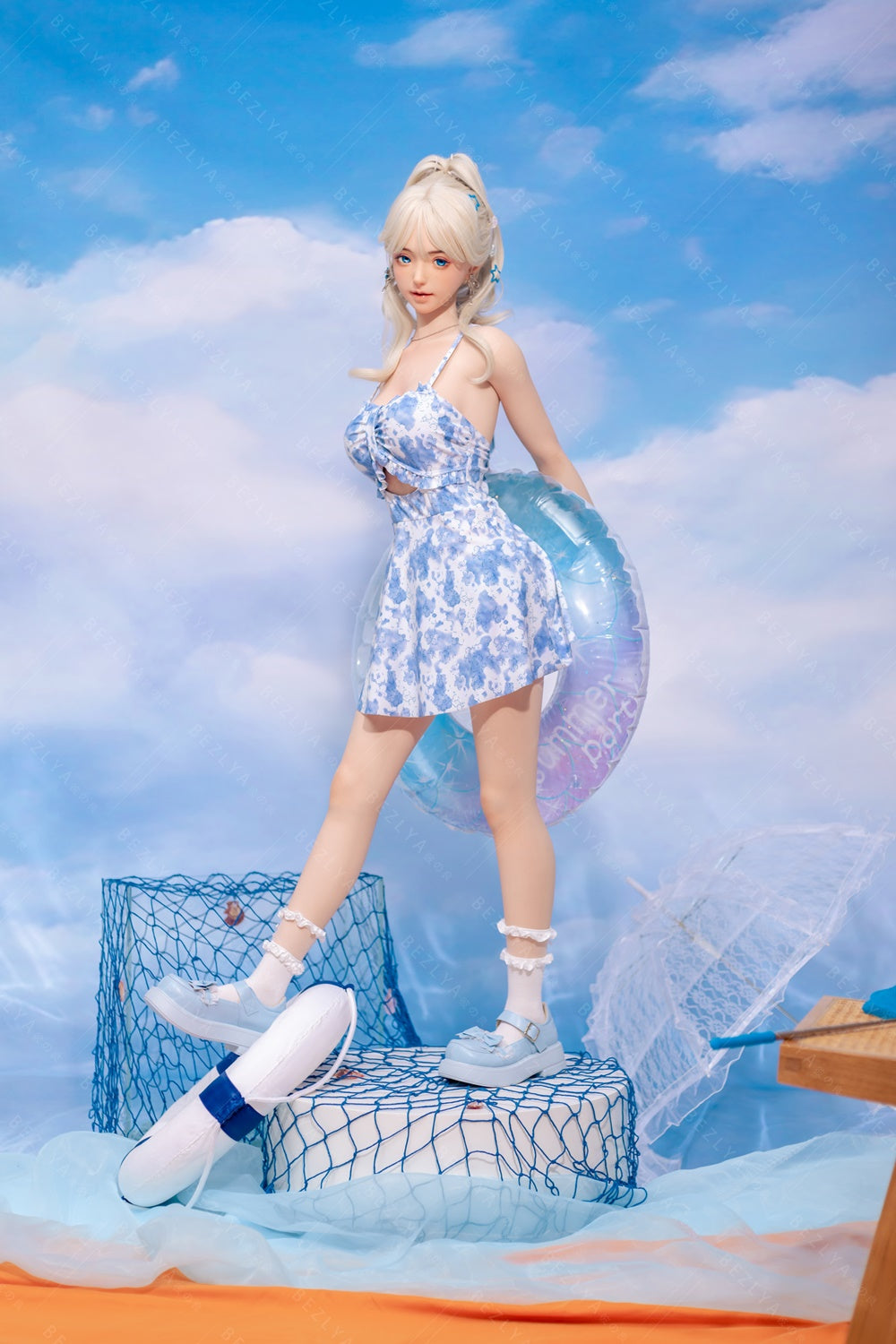 Bezlya - Pisum - 149cm/4ft11 - 2.1 D-cup - Silicone Sex Doll